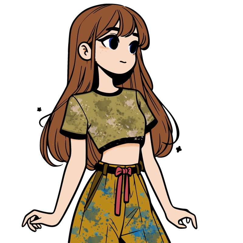 girl in a cute crop top