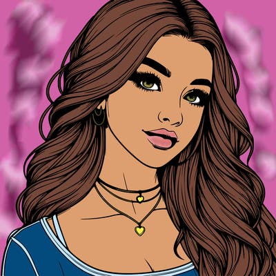 detailed realistic girl