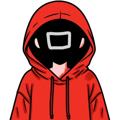 faceless girl in hoodie