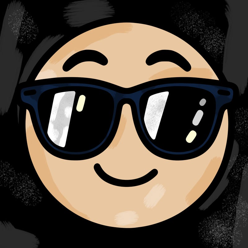 emoji with sunglasses