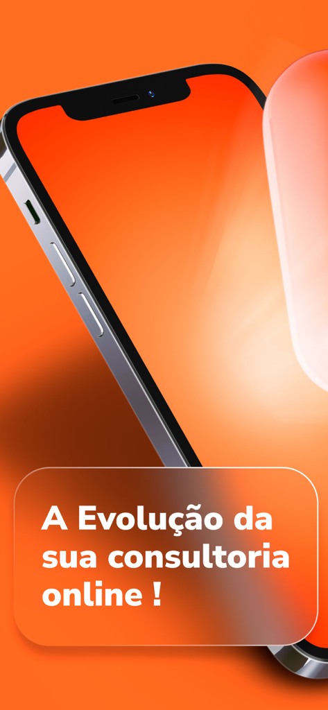 Personal Fit - Personal Fit app interface on an iPhone with text about the evolution of online fitness consultancy.