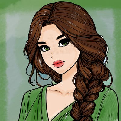 beautiful girl model realistic