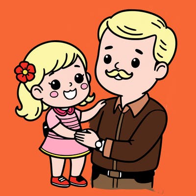 father and daughter on father’s day