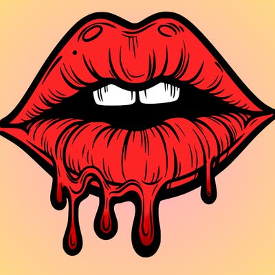 lips that look realistic and drip