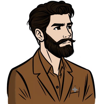 a man with a beard