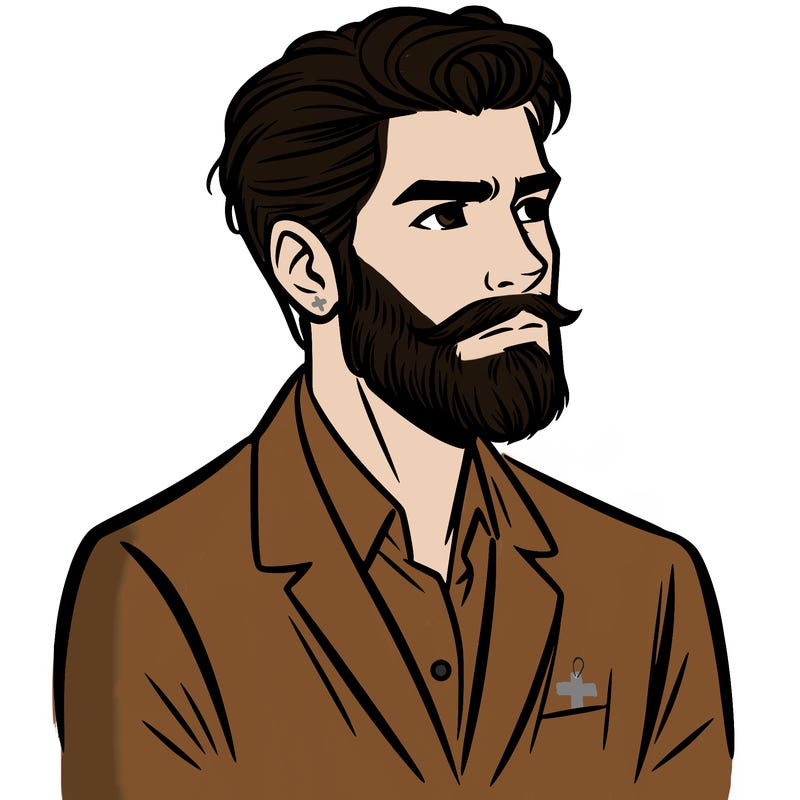 a man with a beard