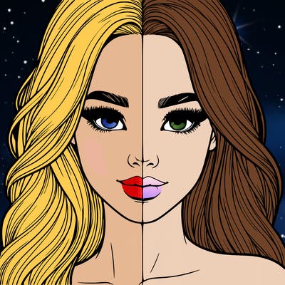 realistic pretty girl