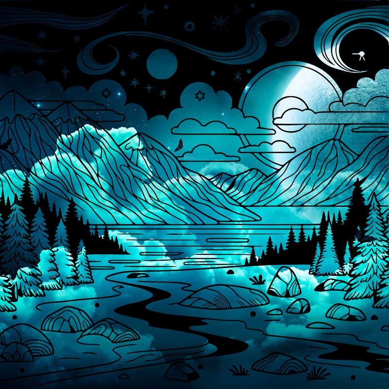 the arctic sky