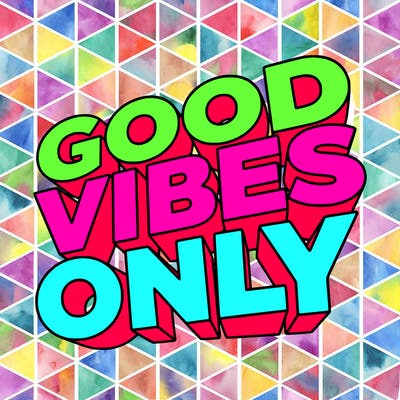 good vibes only letters
