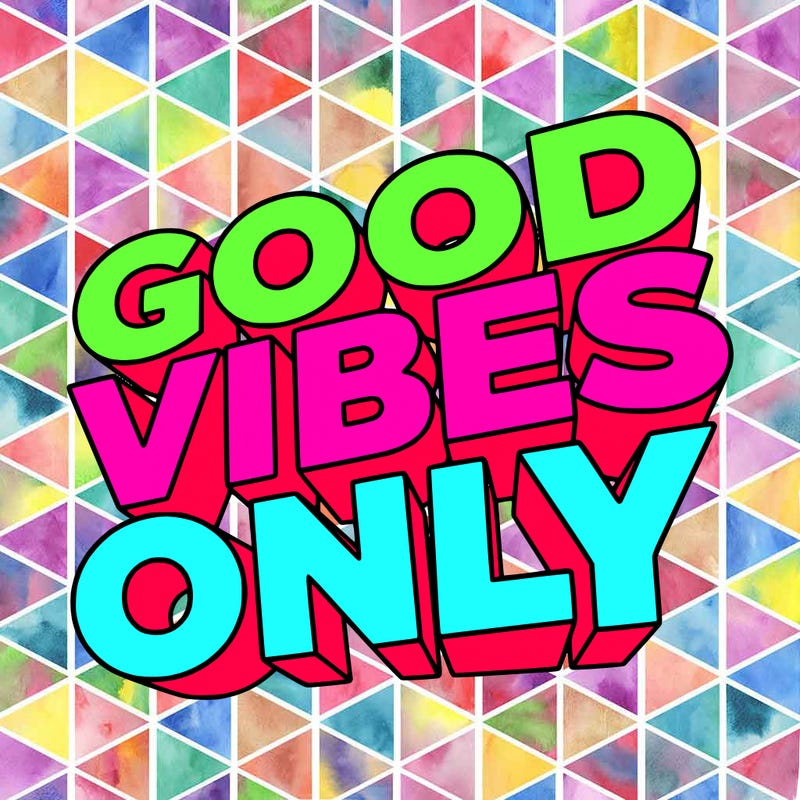 good vibes only letters