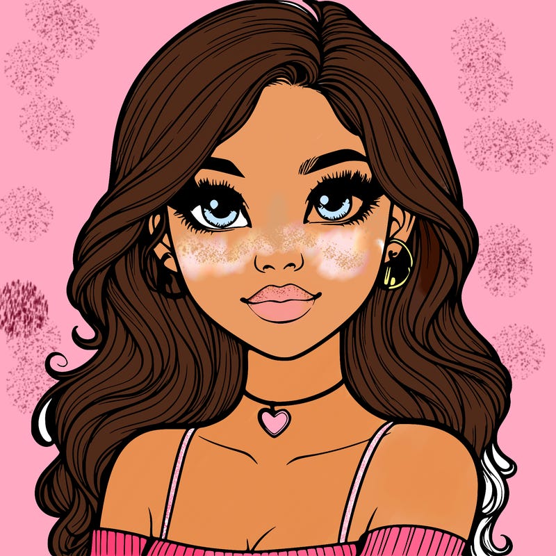 realistic pretty girl