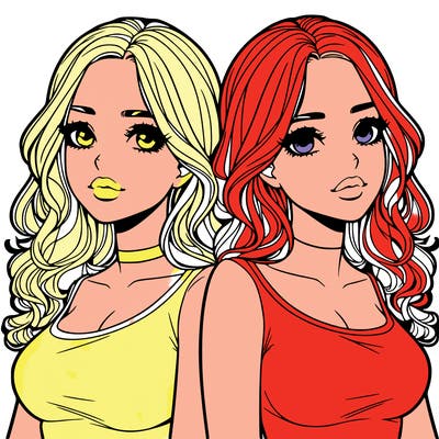 realistic twin sisters