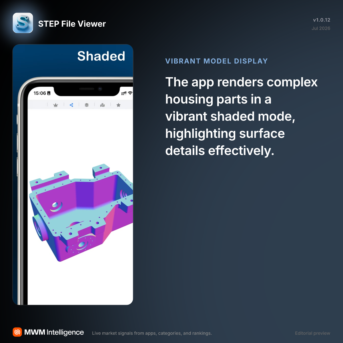 STEP File Viewer - Developer Tools App | MWM