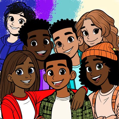 a mixed friend group