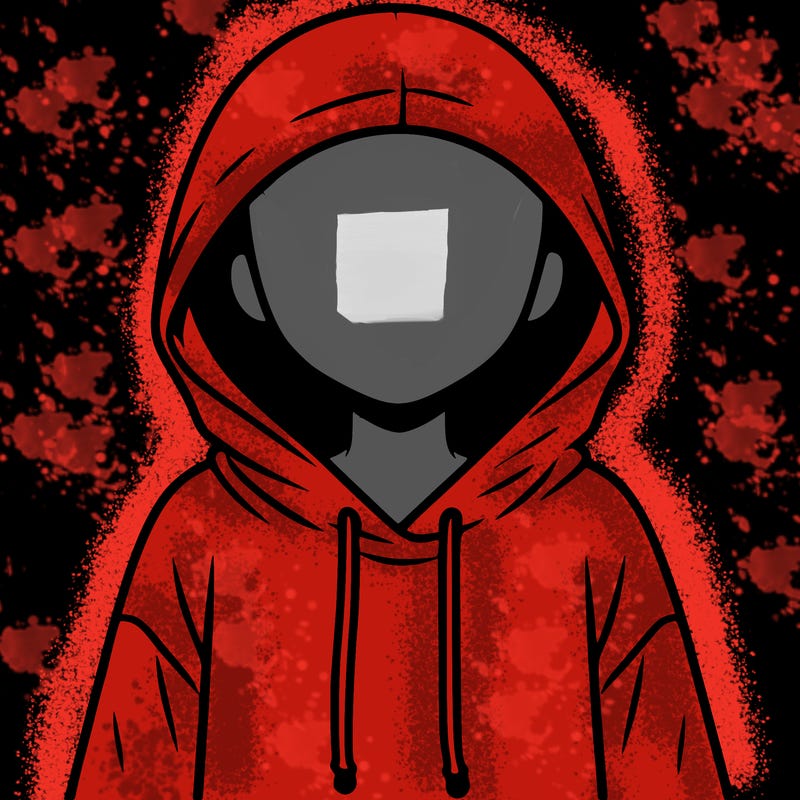 faceless girl in hoodie