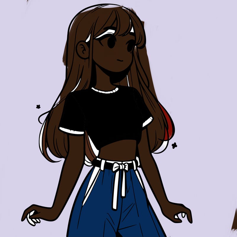 girl in a cute crop top