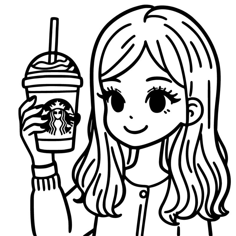 women holding starbucks drink