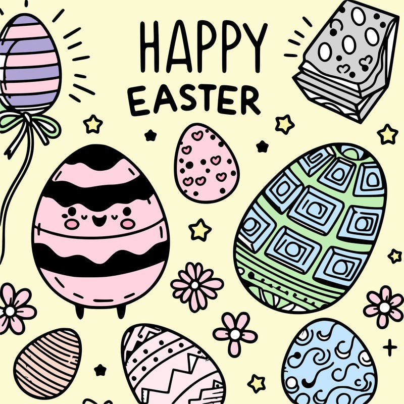 easter egg happy easter sigh chocolate