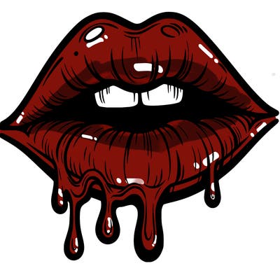 lips that look realistic and drip