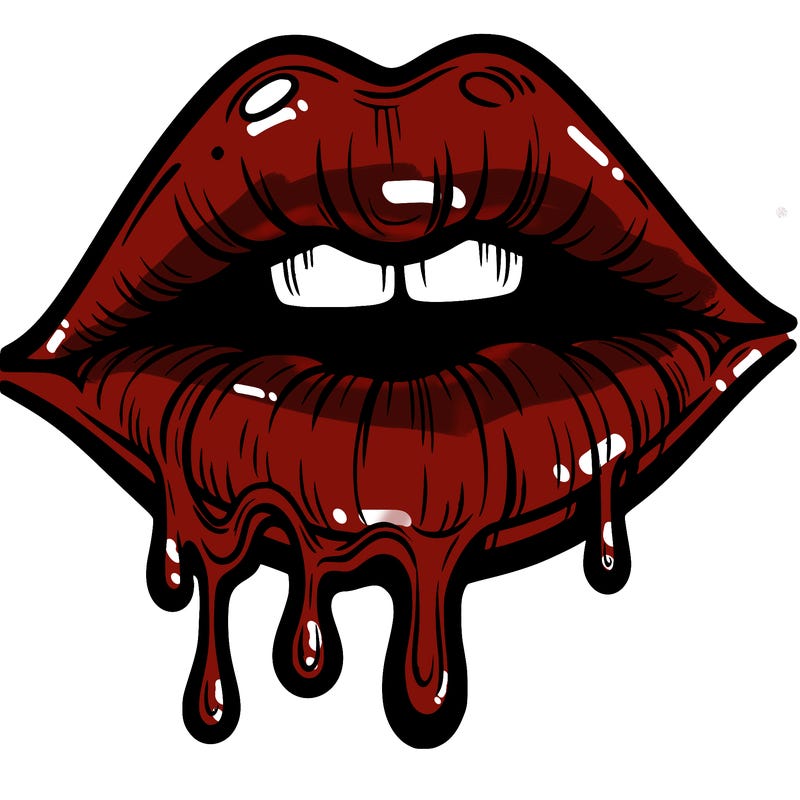lips that look realistic and drip