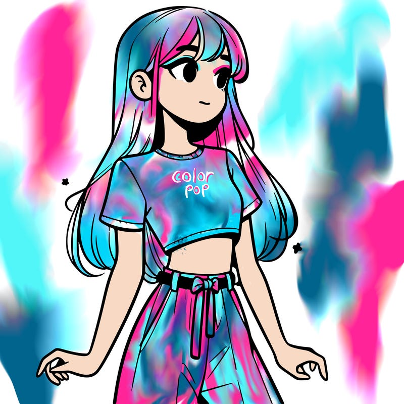girl in a cute crop top