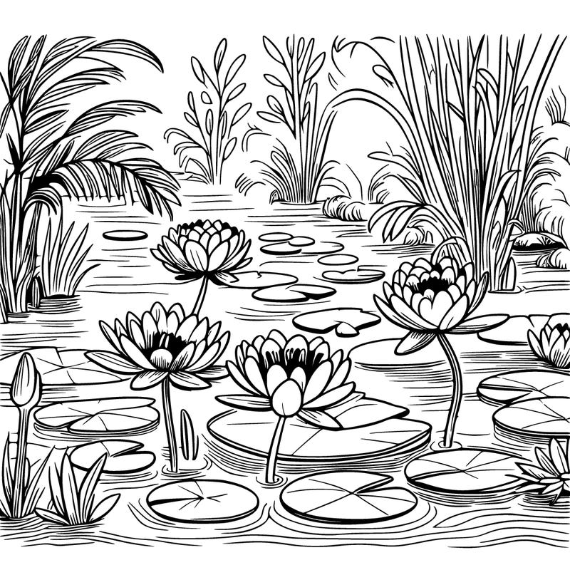 monet's water lilies