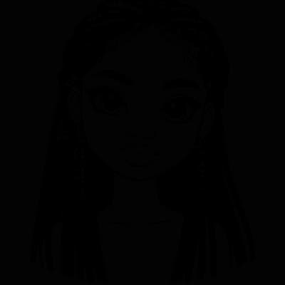 a realistic black girl with braids