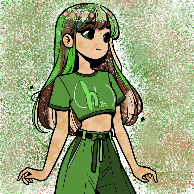 girl in a cute crop top