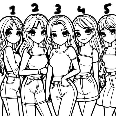 group of girls
