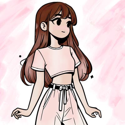 girl in a cute crop top