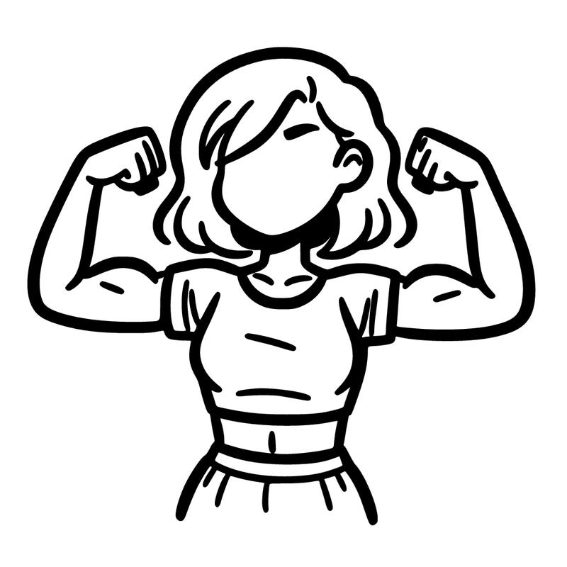 girl in crop top with no sleeves doing 💪🏽