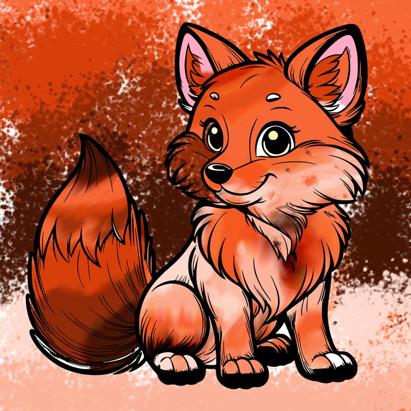 realistic fox