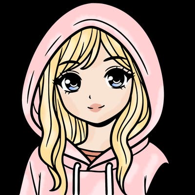 girl in hoodie