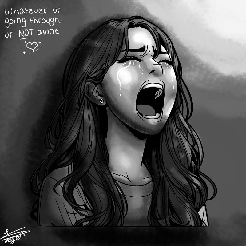 screaming realistic, girl