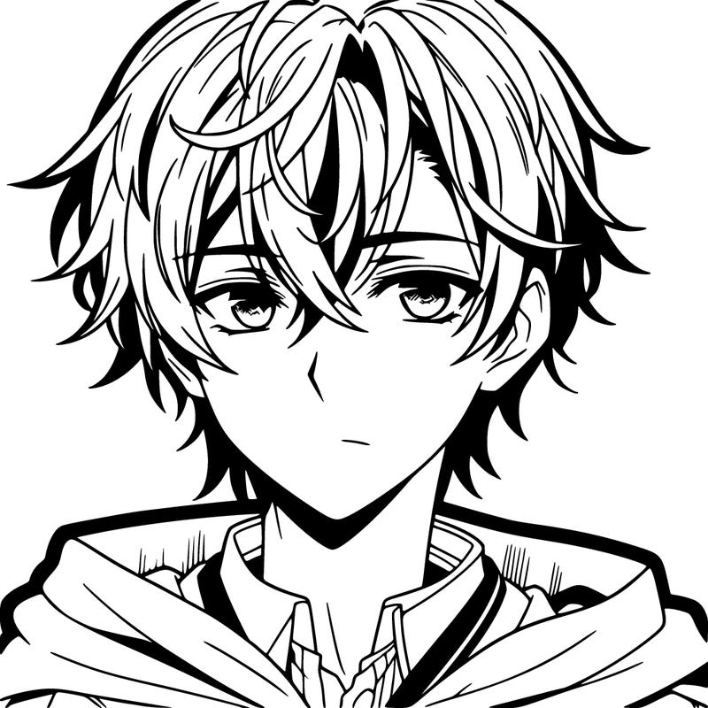 male manga character