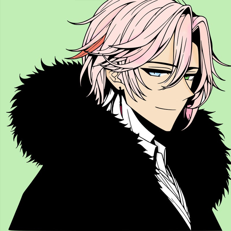 yuki possesses an air of mystery and elegance, reflected in his sleek and refined appearance. he favors a long, navy blue cloak trimmed with fur, reminiscent of a noble mage. his silver hair is styled in a sophisticated manner, framing his sharp features and piercing blue eyes. yuki's enigmatic smile and poised demeanor hint at depths of wisdom and power hidden beneath his calm exterior.