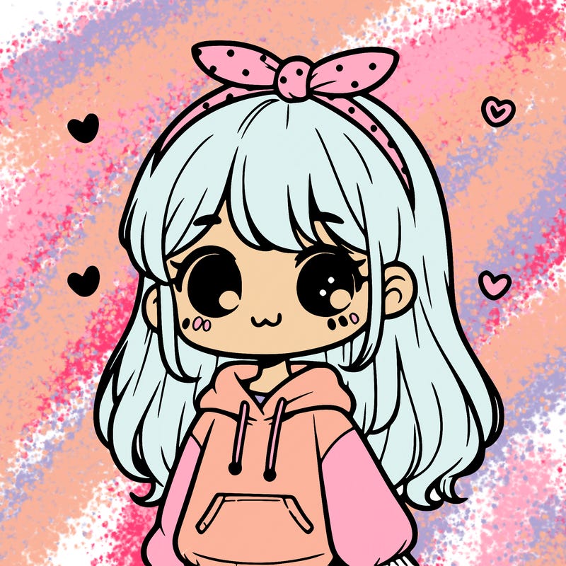 girl and a cute hoodie