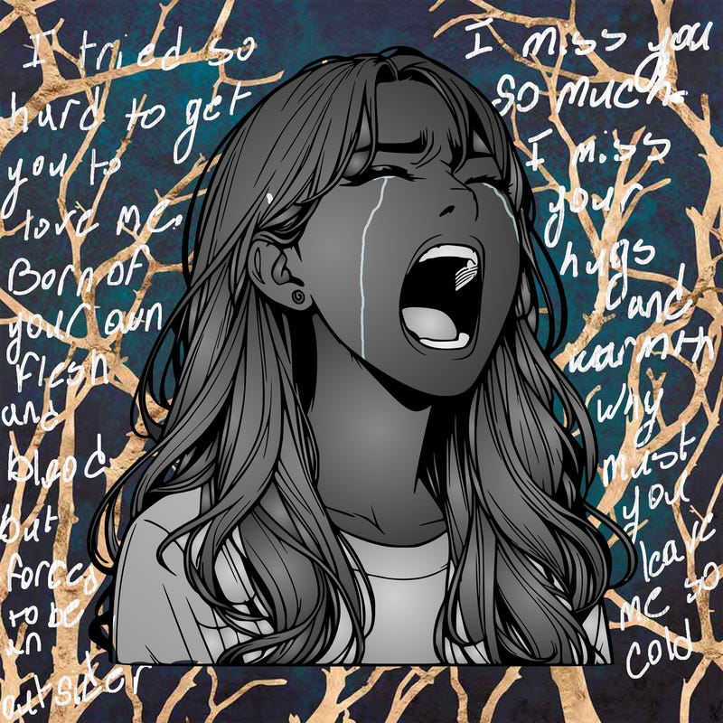 screaming realistic, girl