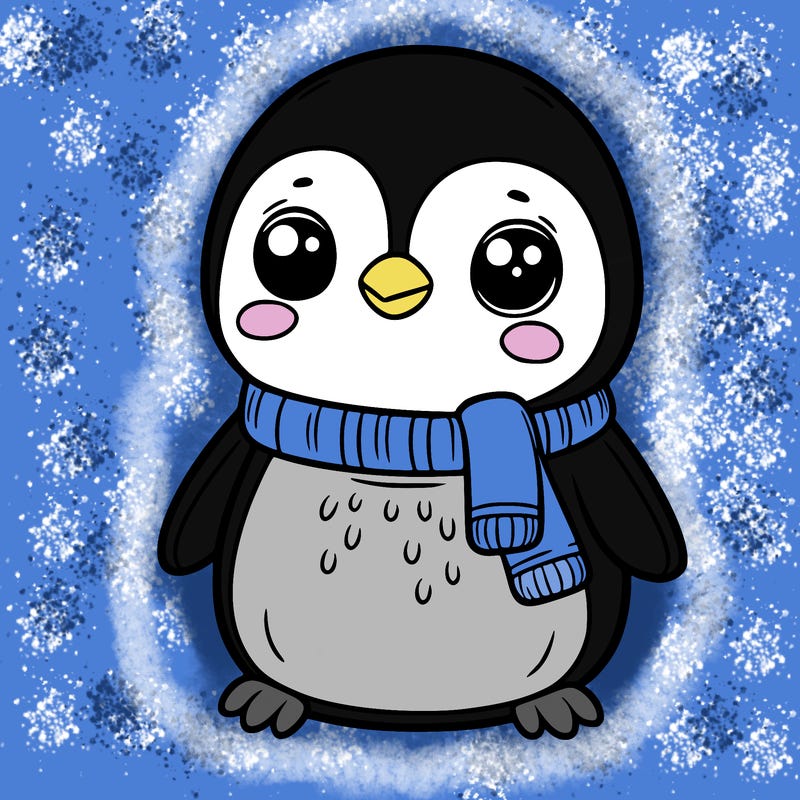 cute penguin