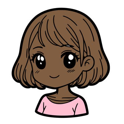 girl with short hair