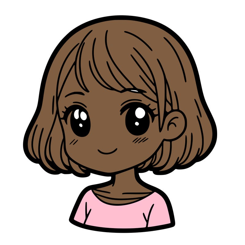 girl with short hair