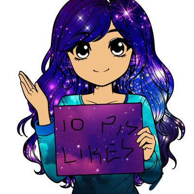 realistic girl holding up a plain sign