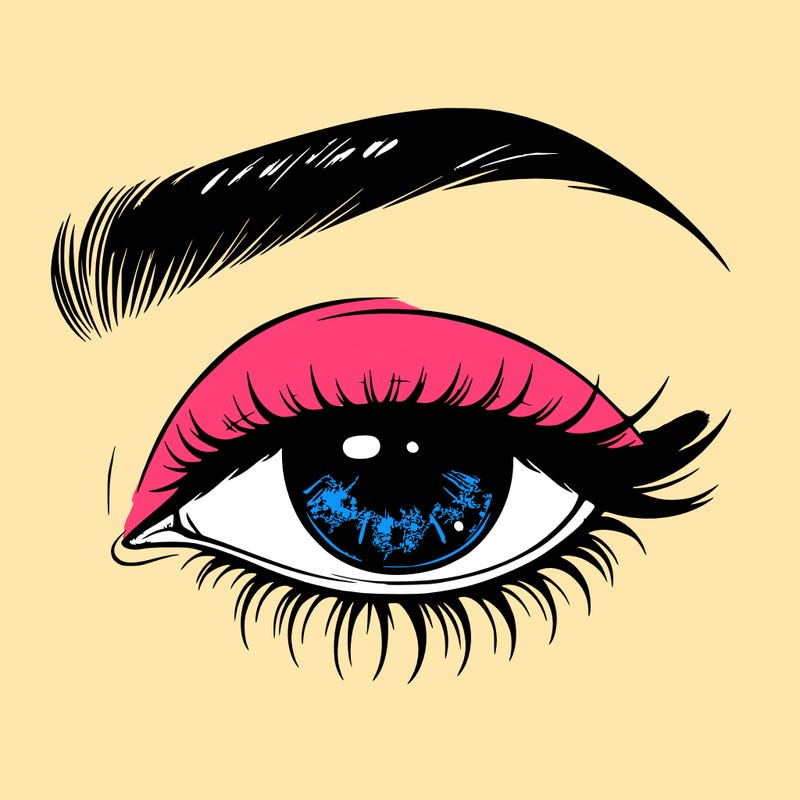 eye closed realistic