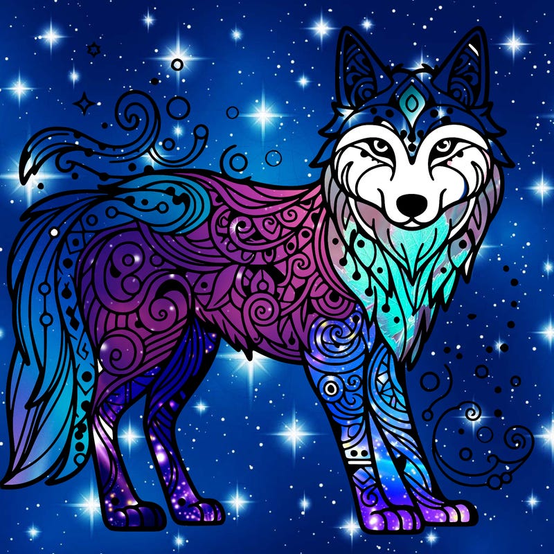 mystical wolf