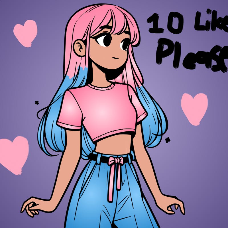 girl in a cute crop top