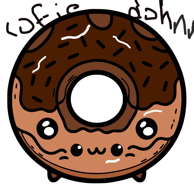 cute dohnut