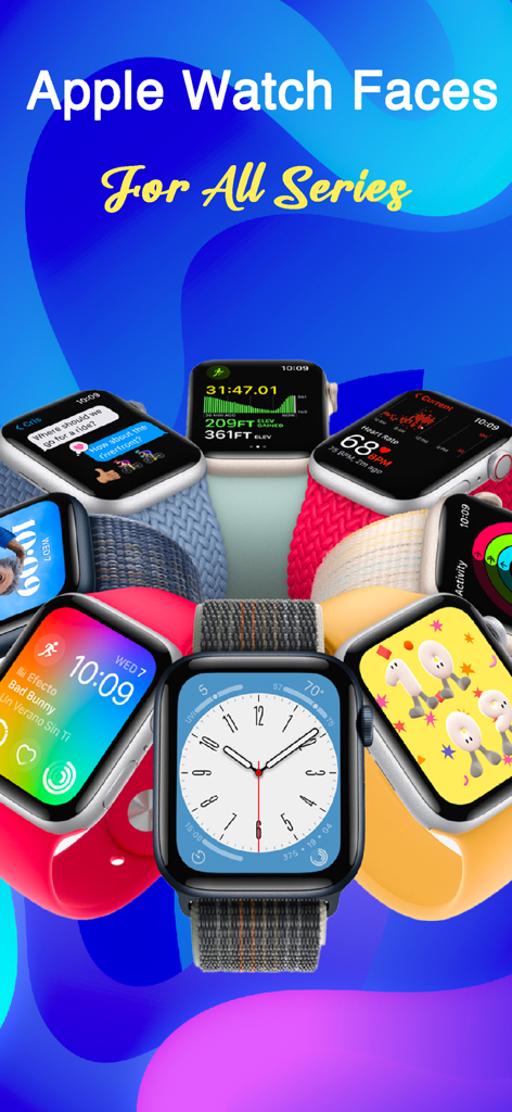 Watch Faces Pro - UltraFace - A collection of colorful and professional Apple Watch faces for all series
