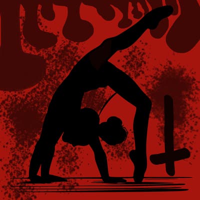 girl doing gymnastics