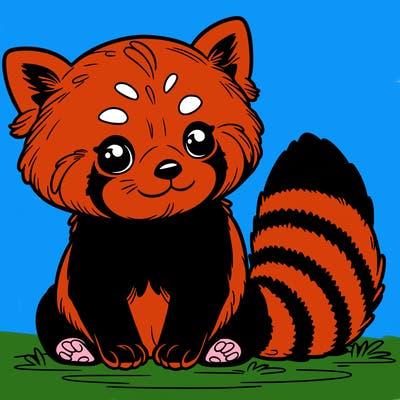 red panda