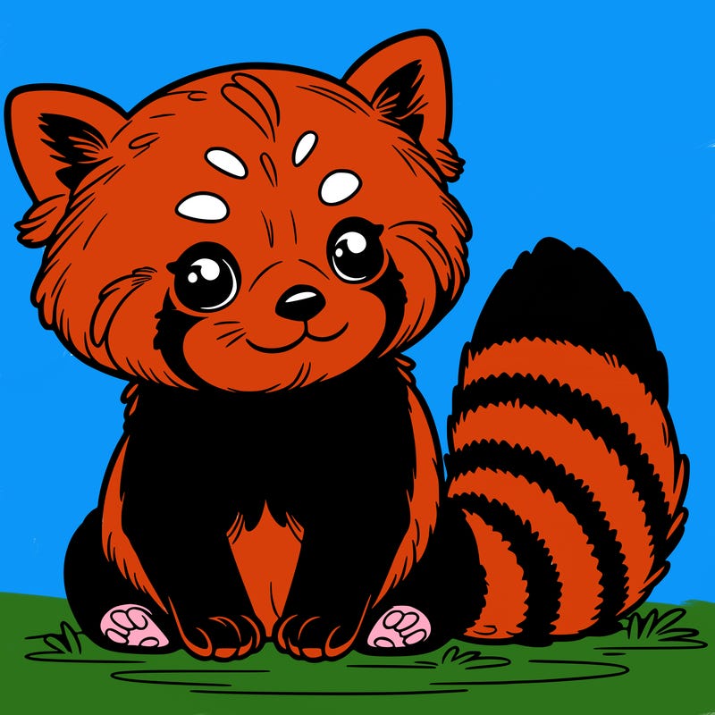red panda
